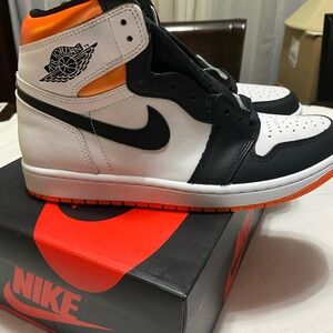 Nike Air Jordan High Tops - Black, White, Orange